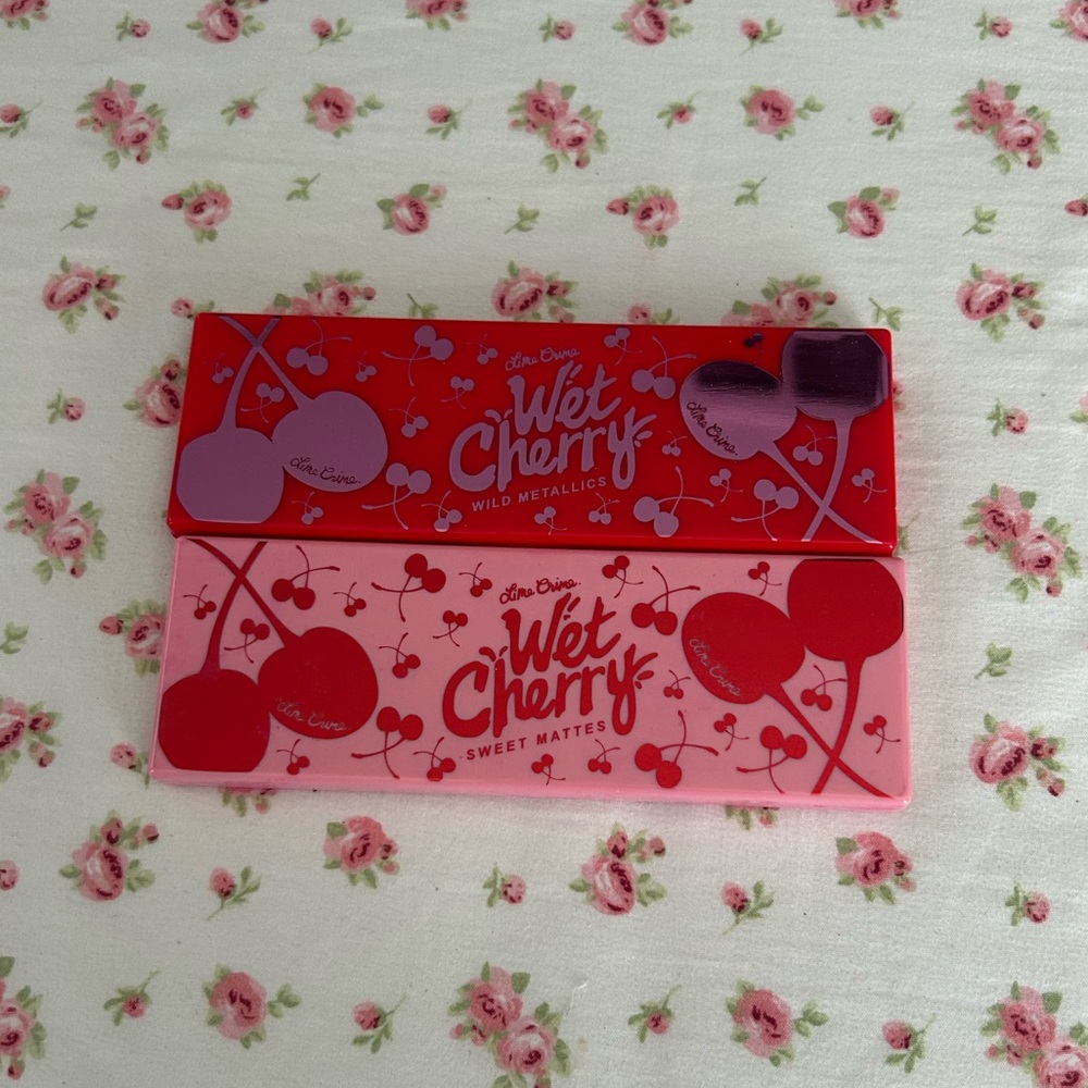 🌲LIME CRIME wet cherry eyeshadow palletes🌲